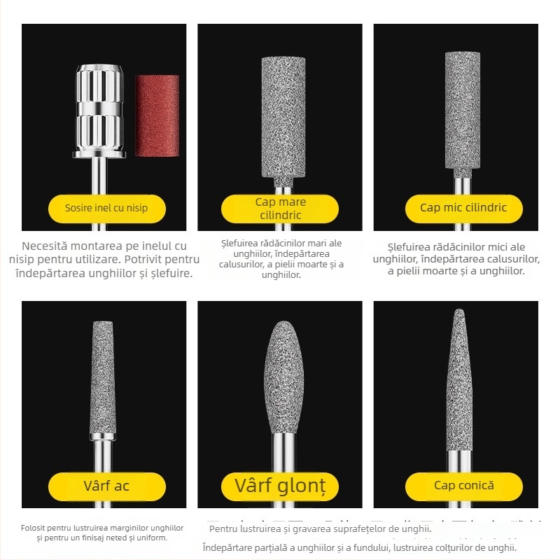 Mini polizor multifuncțional tip stilou pentru șlefuire și gravare, baterie litiu reîncărcabilă, 5V, control în trei viteze