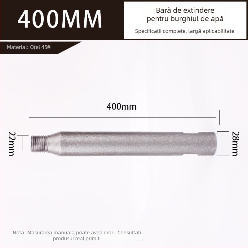 Cap de cap pentru apă pentru mașina de găurit, Rhinestone extension rod, personalizabil