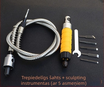 Dongrun unealtă electrică pentru gravură în lemn, 750 W, cursă a pistonului 1 mm, alimentare AC, diametru ax 4–6 mm