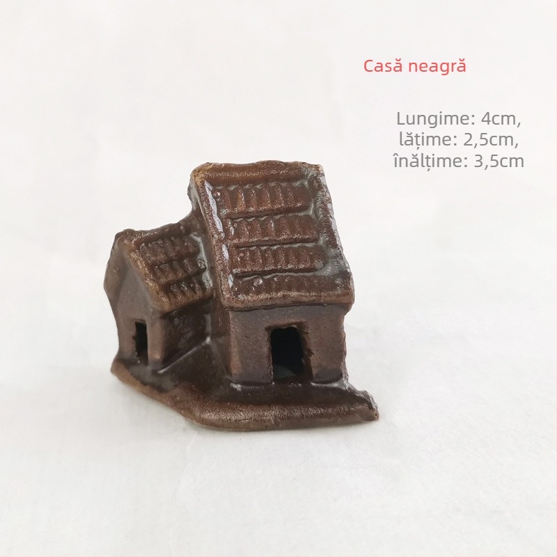 Ornament ceramic pentru grădină în stil pastoral, ceramică glazurată, proces 740858396, potrivit ca dar pentru un nou cămin