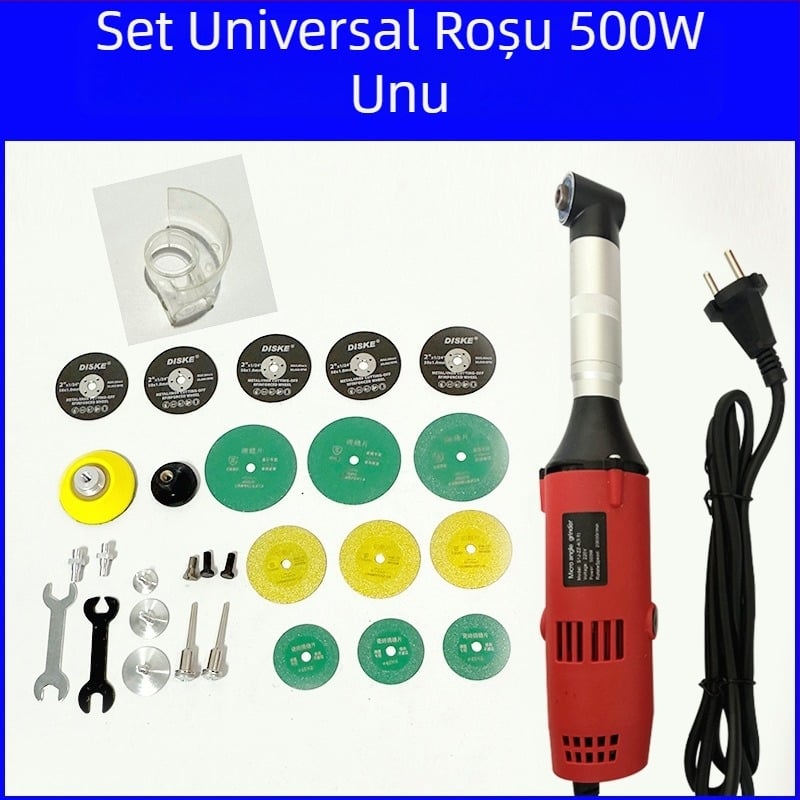 Unealtă electrică manuală pentru curățarea rosturilor între plăci, cu viteză reglabilă, cap de 90°, compactă, pentru șlefuire, polisare, tăiere și gravură, alimentare prin priză 110–220V