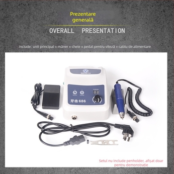 Mașină de gravat jad, motor fără perii, 100 W, cursa pistonului 120 mm, tensiune 36–40 V