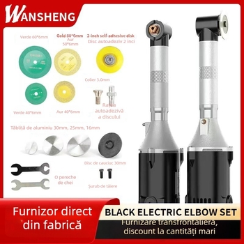 WANSHENG polizor unghiular pentru gravură și polisare, 90°, cu șase trepte de viteză, alimentare la priză, 110–240V