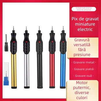 Mini stilou electric de gravură pentru sculptură — gravură pe sticlă, metal, piatră și lemn; Brand Star; 220–280V