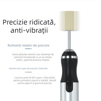 D2 Mini Stilou Electric de Șlefuire pentru Gravură și Lustruire — Alimentare 5V, Fără Reglaj de Viteze