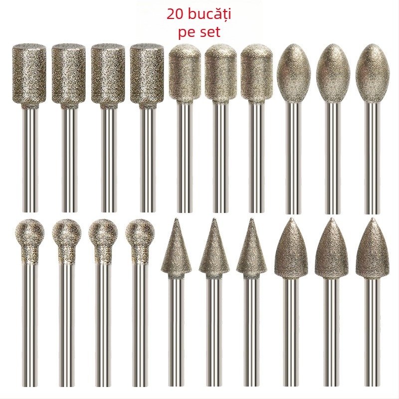 Cap de șlefuire diamant pentru jad, material emery, unealtă electrică de șlefuire