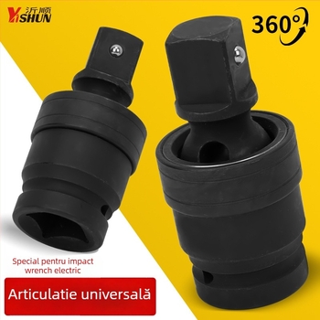YiShun adaptor pentru impact pneumatic/electric – kit de conversie pentru impact cu șurubător, cu ax pătrat, material 40 Chrome, finisaj fosfatat