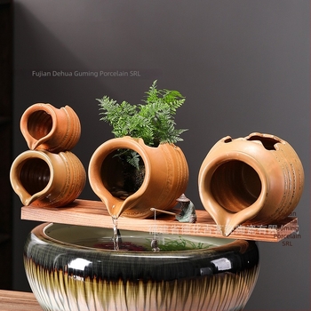 Element decorativ ceramic pentru apă pentru acvariu, stil chinezesc, suprafață: altă, ambalaj carton