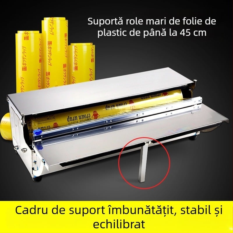 Mașină de ambalare și sigilare manuală pentru folie alimentară, pentru legume și fructe