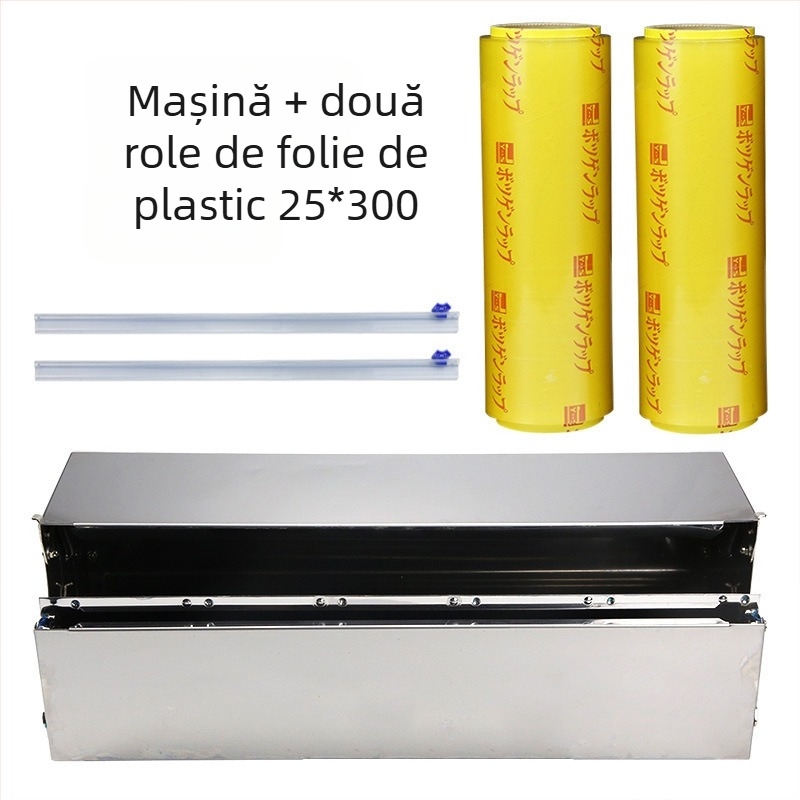 Mașină de ambalare și sigilare manuală pentru folie alimentară, pentru legume și fructe