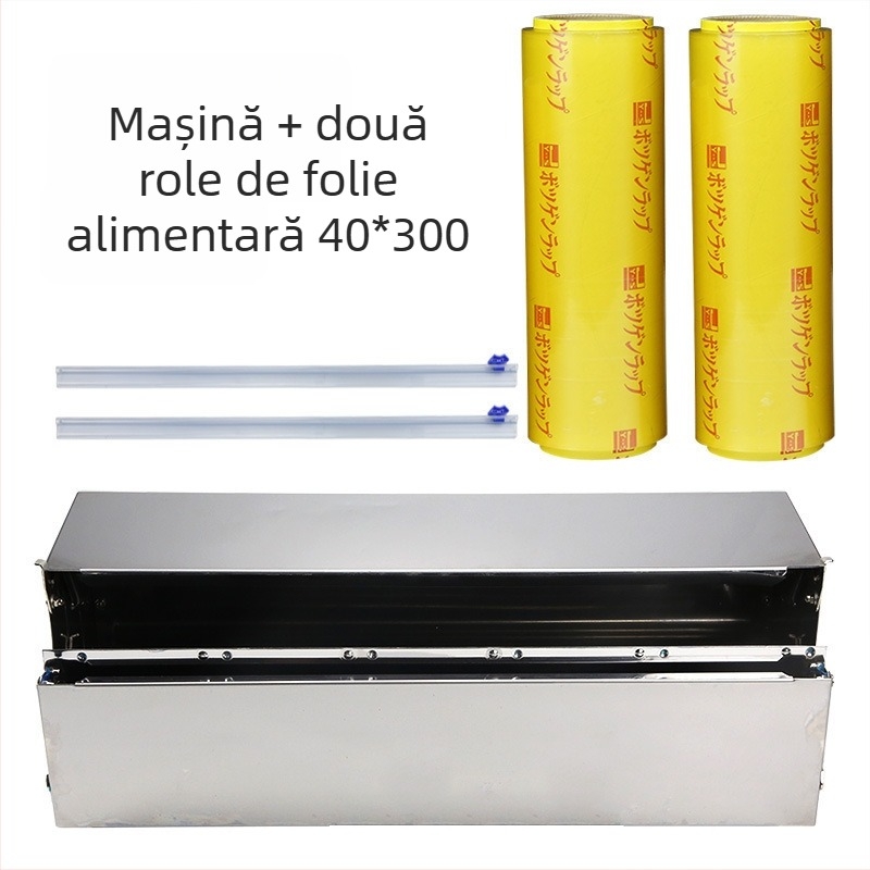 Mașină de ambalare și sigilare manuală pentru folie alimentară, pentru legume și fructe