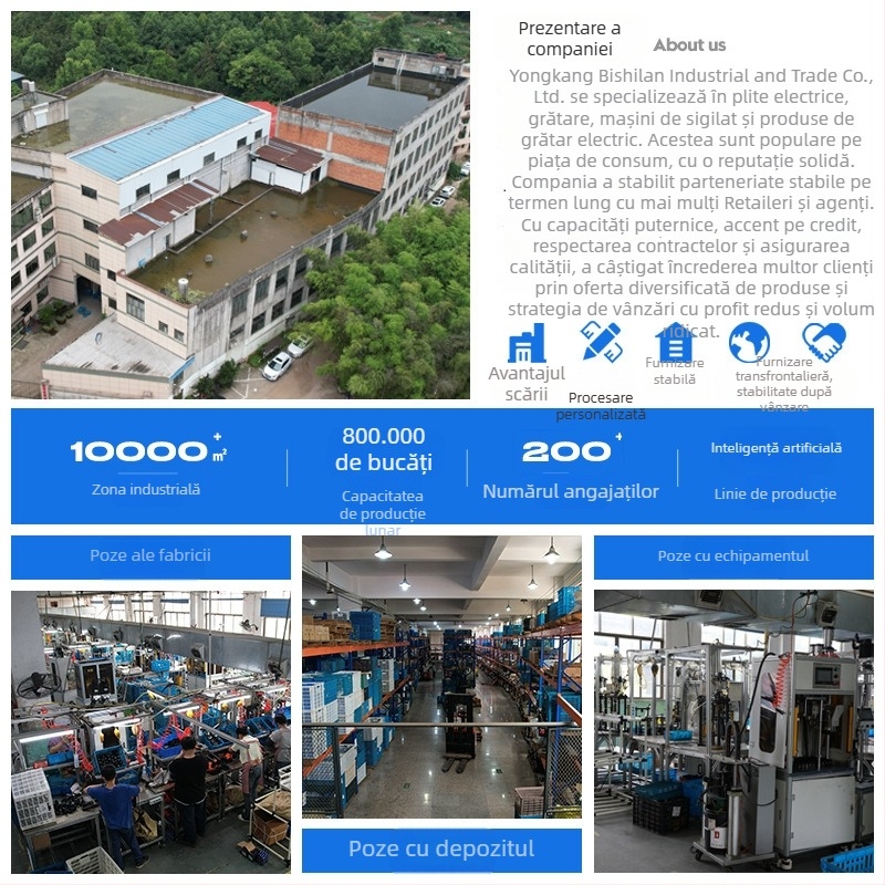 Mașină automată de sigilat în vid pentru uz casnic, sigilare alimente (150W, 220V, 500–1000 ml, construcție din oțel inoxidabil și plastic, model 02)