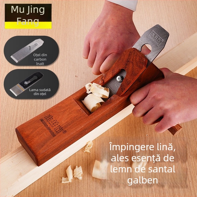 Planer plat Kikuchi – unealtă manuală de tâmplă din lemn de santal galben