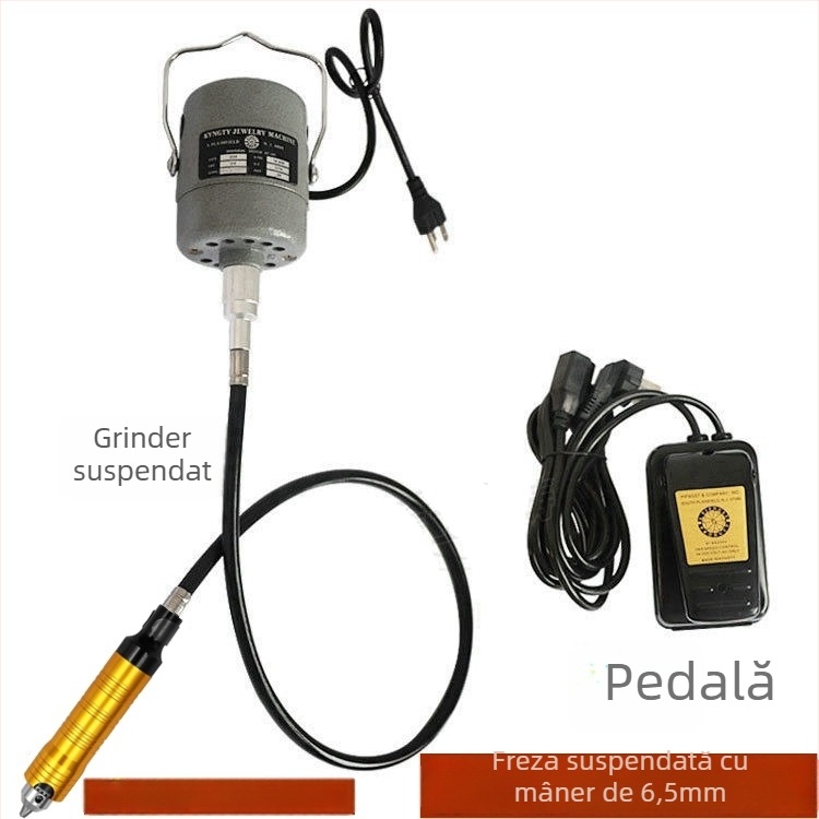 Mașină de șlefuit jad, cu suspensie, pentru prelucrarea bijuteriilor — șlefuire și lustruire electrice