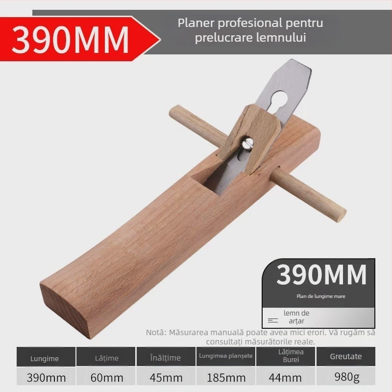 Planer manual pentru tâmplărie, unealtă pentru prelucrarea lemnului, Brand: Altul