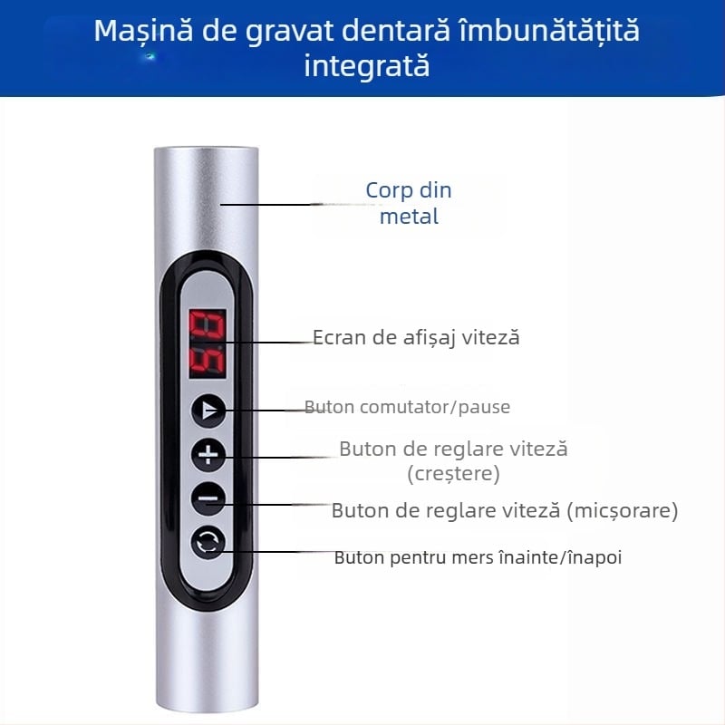 Mașină de gravat All-in-One pentru lemn și jad: gravură pe lemn, gravură pe jad, găurire, lustruire, șlefuire electrică