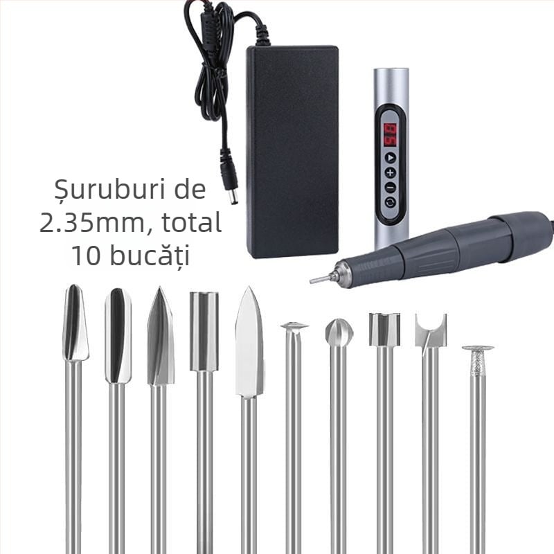 Mașină de gravat All-in-One pentru lemn și jad: gravură pe lemn, gravură pe jad, găurire, lustruire, șlefuire electrică