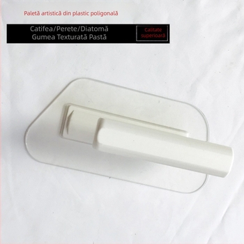 Ban gao D1808 Cuțit Transparent din Plastic, Formă Polygonală, pentru Vopsire