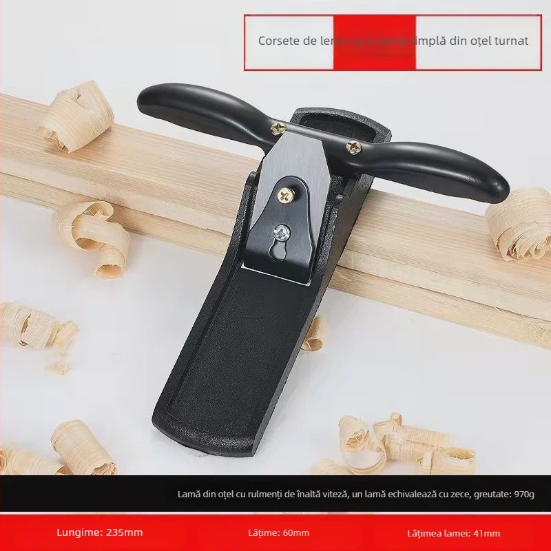 Planer manual pentru tâmplărie — set de unelte pentru prelucrarea lemnului, planer manual, DIY