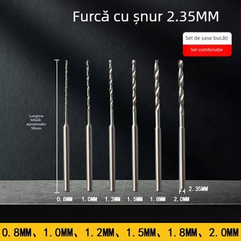 Burghiu elicoidal pentru lemn, lungime extinsă, oțel HSS, marcă Unique