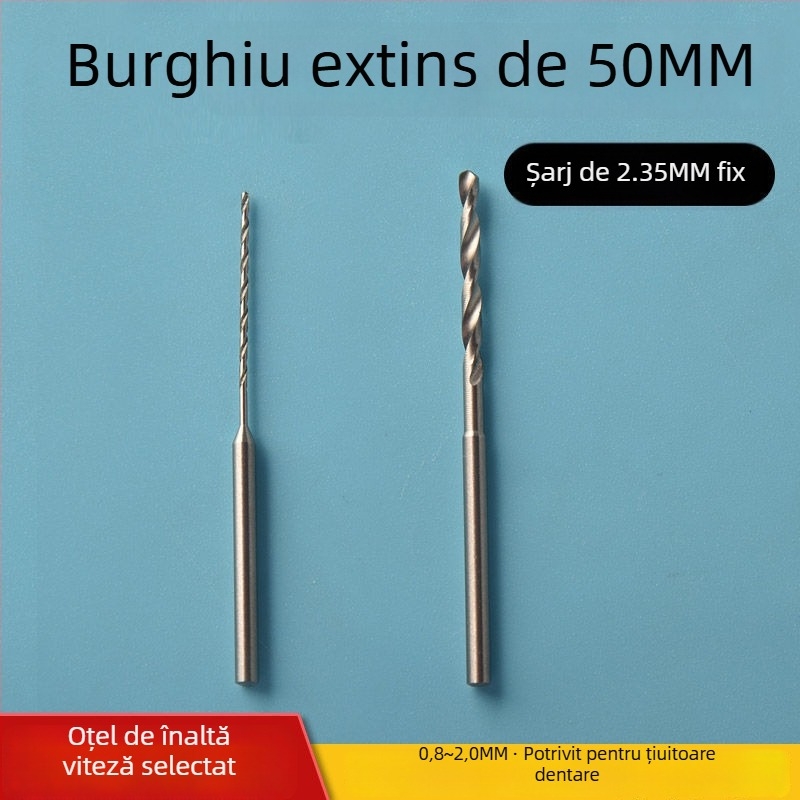 Burghiu elicoidal pentru lemn, lungime extinsă, oțel HSS, marcă Unique