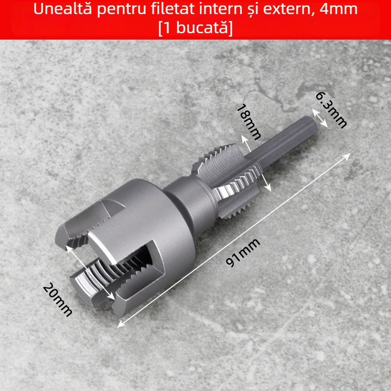 Dane unelte pentru conducte PPR – instrument de filetare internă și externă, set de filetare pentru țevi PPR prin topire