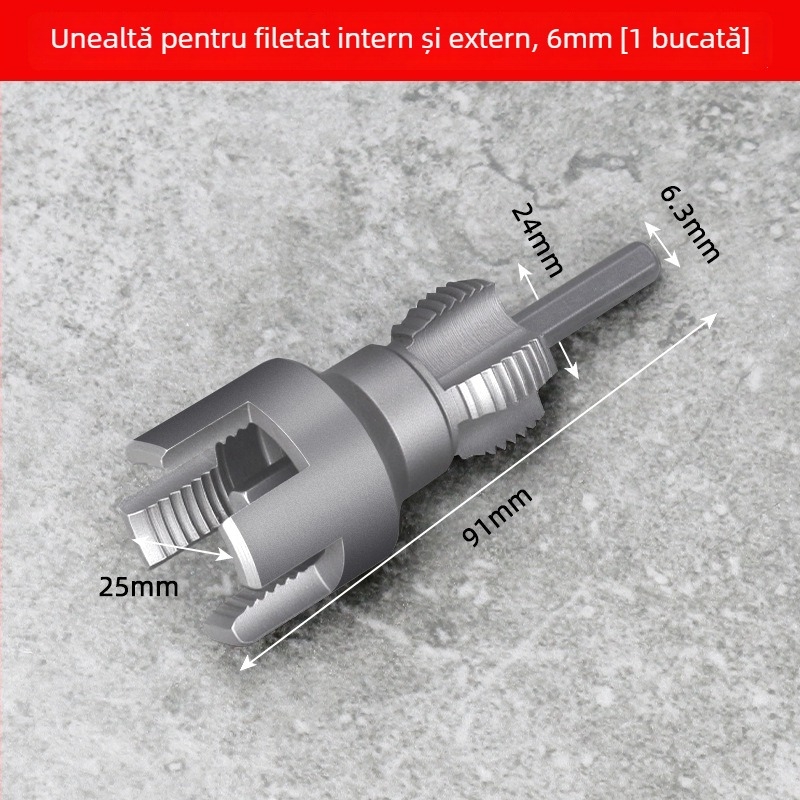 Dane unelte pentru conducte PPR – instrument de filetare internă și externă, set de filetare pentru țevi PPR prin topire