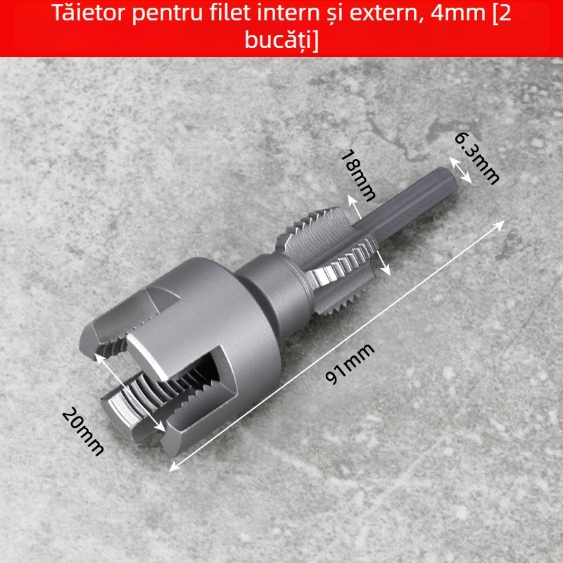 Dane unelte pentru conducte PPR – instrument de filetare internă și externă, set de filetare pentru țevi PPR prin topire
