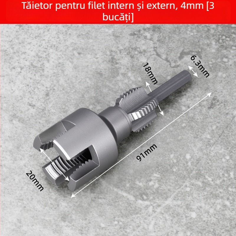 Dane unelte pentru conducte PPR – instrument de filetare internă și externă, set de filetare pentru țevi PPR prin topire