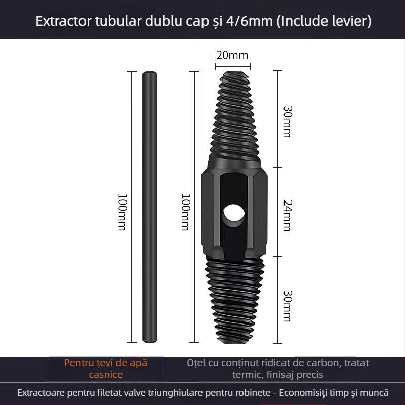 Dane unelte pentru conducte PPR – instrument de filetare internă și externă, set de filetare pentru țevi PPR prin topire