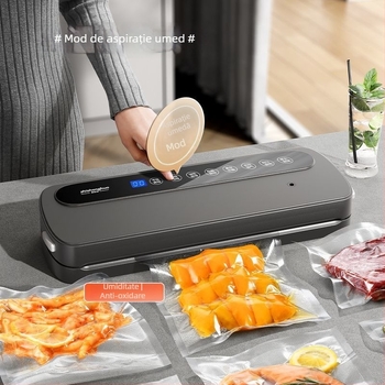 Mașină de vidat pentru uz casnic, ambalare alimentară, dual umed-uscat, sigilare din plastic