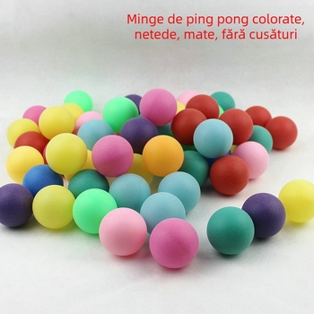 Feifan minge de tenis de masă, material PP, suprafață mată, logo tipărit, potrivită pentru tenis de masă și alte jocuri cu mingi