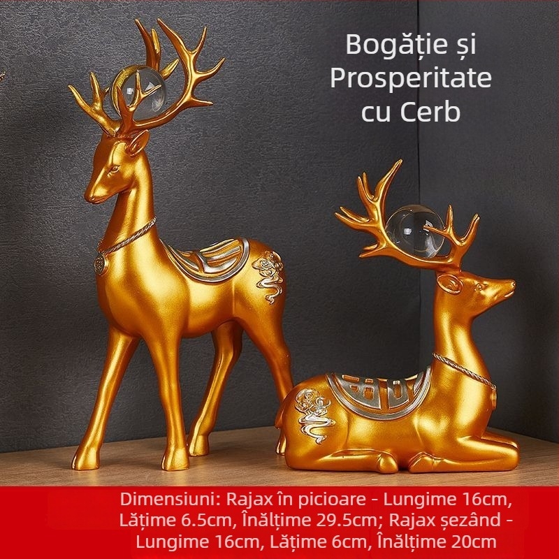 Set decorativ pentru dulap de vin Lanmeo — din rășină — stil chinezesc — turnare prin injecție — cadou de ziua de naștere