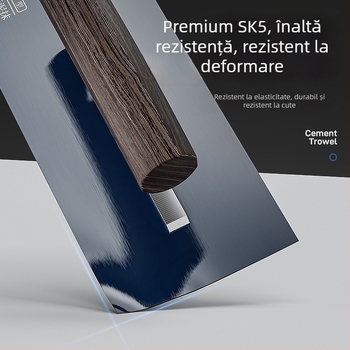 Spatulă de ipsos Fulida, oțel SK5, 0,5 mm, pentru decorare casnică și izolație exterioară a pereților