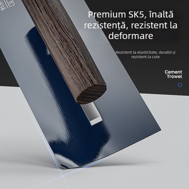 Spatulă de ipsos Fulida, oțel SK5, 0,5 mm, pentru decorare casnică și izolație exterioară a pereților