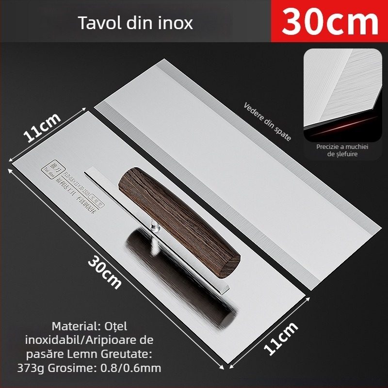 Spatulă de ipsos Fulida, oțel SK5, 0,5 mm, pentru decorare casnică și izolație exterioară a pereților