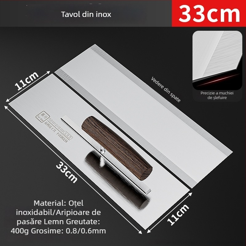 Spatulă de ipsos Fulida, oțel SK5, 0,5 mm, pentru decorare casnică și izolație exterioară a pereților