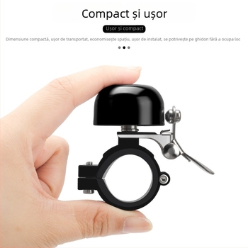 Riderace clopot pentru bicicletă de munte din cupru — stil vintage, fără import, marcă privată disponibilă