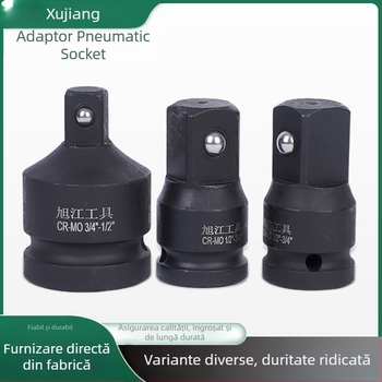Adaptor greu pentru priză cu acționare pătrată – oțel cu carbon înalt, suprafață fosfată, 0,3 kg
