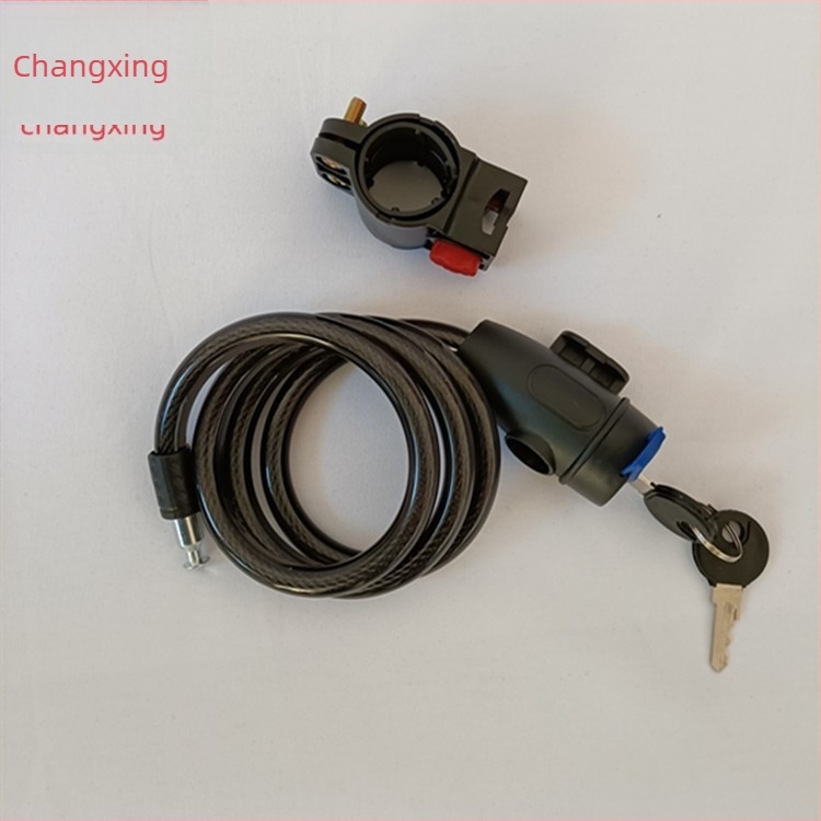 Lacăt de bicicletă cu cablu pentru mountain bike — cablu din oțel, brand Smoothly, unisex