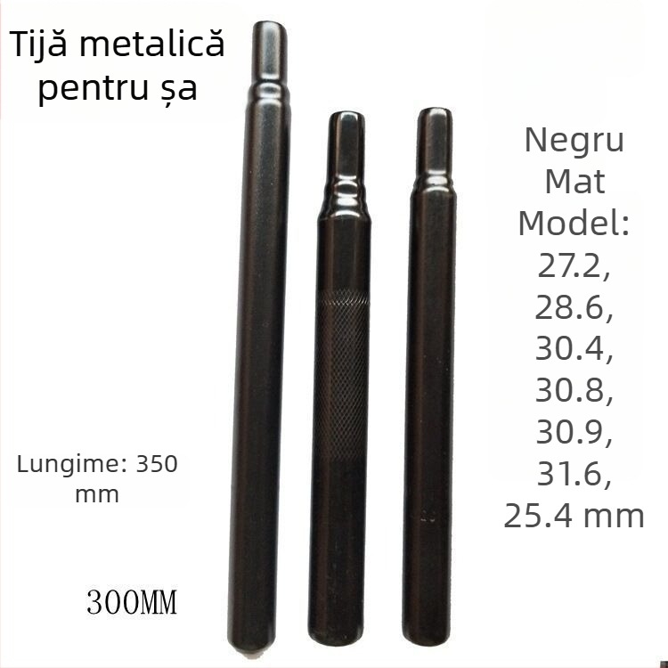 Tija de șa din aliaj de aluminiu, extensibilă, pentru biciclete de munte, diametre 25.4/27.2/28.6/30.4/30.8/31.6 mm