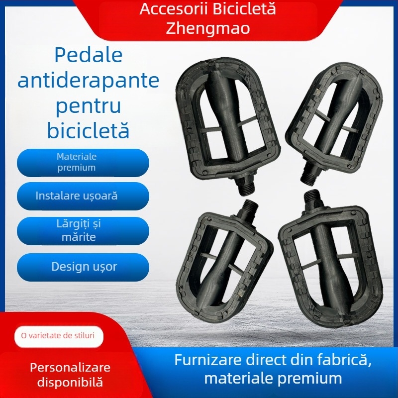Pedale de bicicletă Zhengmao din plastic – Universale, compatibile cu bicicletele