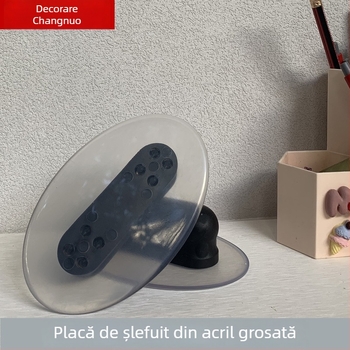 Polizor oval din velur gros – instrument multifuncțional pentru vopsire, cu piatră de cristal și placă de șlefuire pentru finisaje artistice