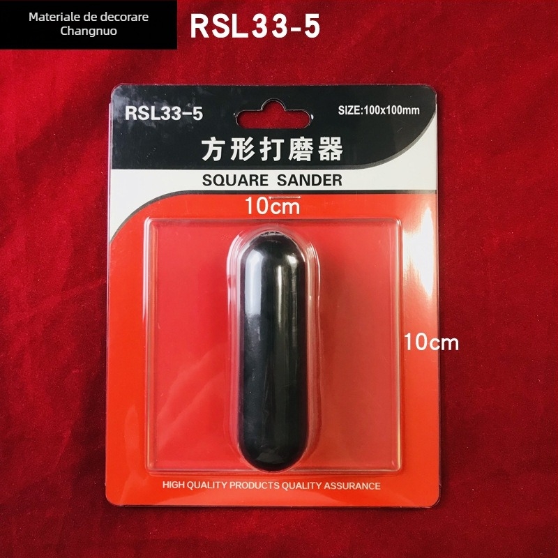 Polizor oval din velur gros – instrument multifuncțional pentru vopsire, cu piatră de cristal și placă de șlefuire pentru finisaje artistice