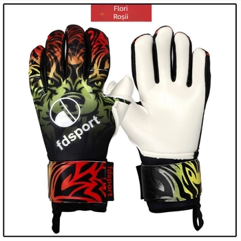 Mănuși de portar fotbal – respirabile, protecție a degetelor, anti-alunecare, durabile pentru antrenament, cauciuc, model 8234, unisex