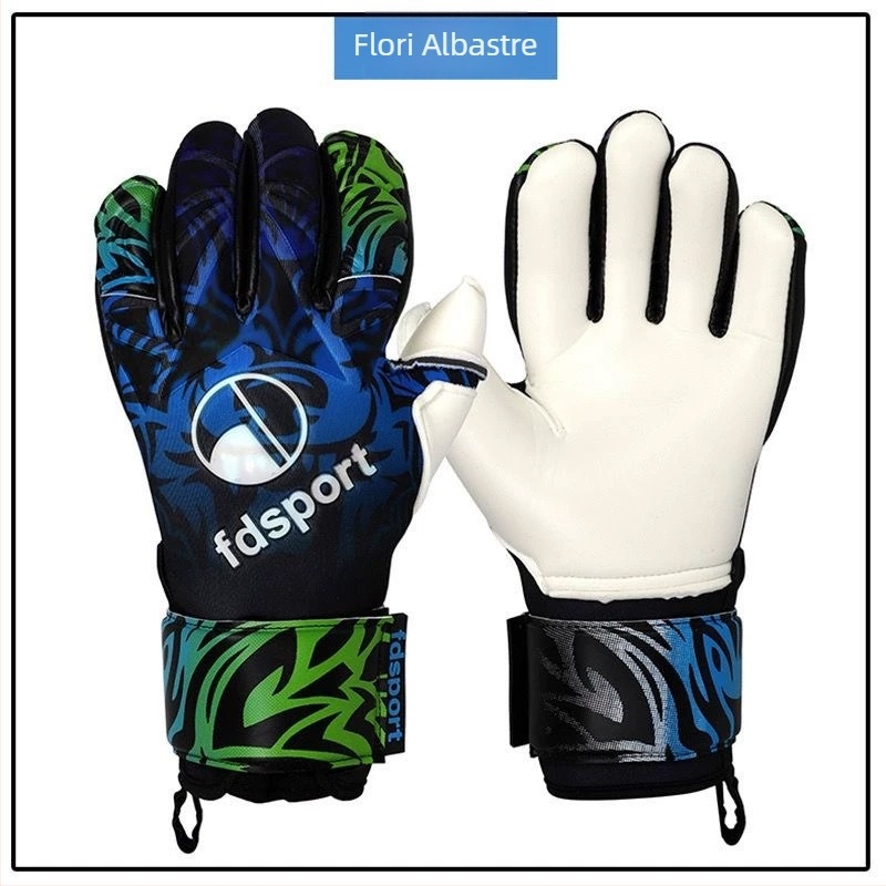 Mănuși de portar fotbal – respirabile, protecție a degetelor, anti-alunecare, durabile pentru antrenament, cauciuc, model 8234, unisex