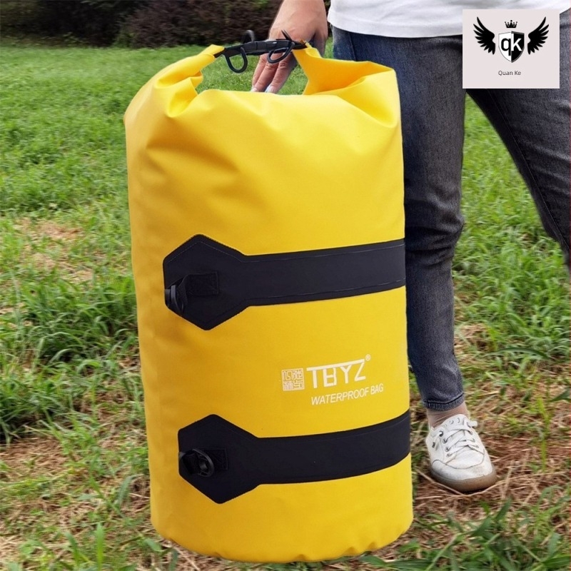 Geantă laterală pentru motocicletă/bicicletă pentru călătorii – impermeabilă, de tip pannier, 40L/80L, Model JHQKTB001-010, Material: PVC Clamp Mesh