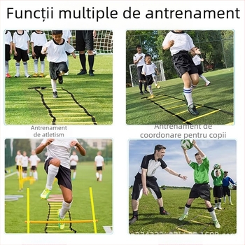 Scară agilitate pentru antrenament fotbal - Material PE, Cod 001, Brand Lihua Webbing, Echipamente pentru antrenament