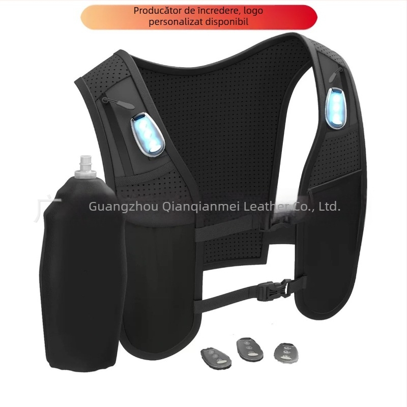 Rucsac sport pentru activități în aer liber, nylon, impermeabil, respirabil, buzunar pentru sticlă de apă, buzunar pentru telefon