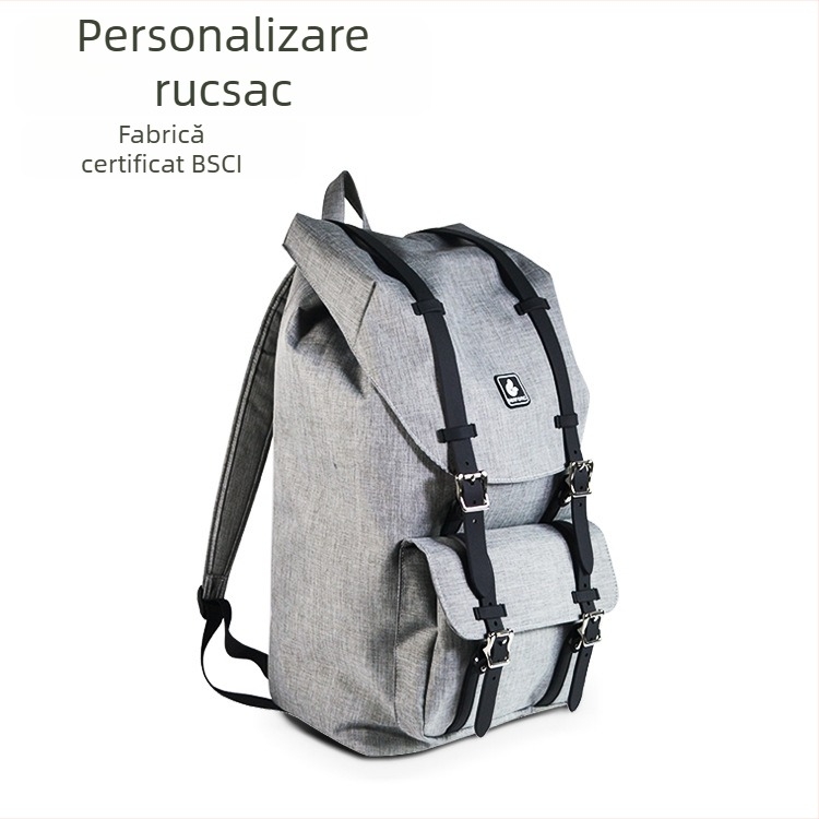 Rucsac din pânză pentru drumeții, capacitate sub 20 L, impermeabil și respirabil, compatibil cu laptop de 16 inch, logo OEM personalizat